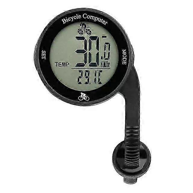 Multi-function LCD Screen Wireless Bike Computer Waterproof Bicycle Odometer Bicycle Speedometer Mountain Bike Time Speedometerwhite SZRH A-X