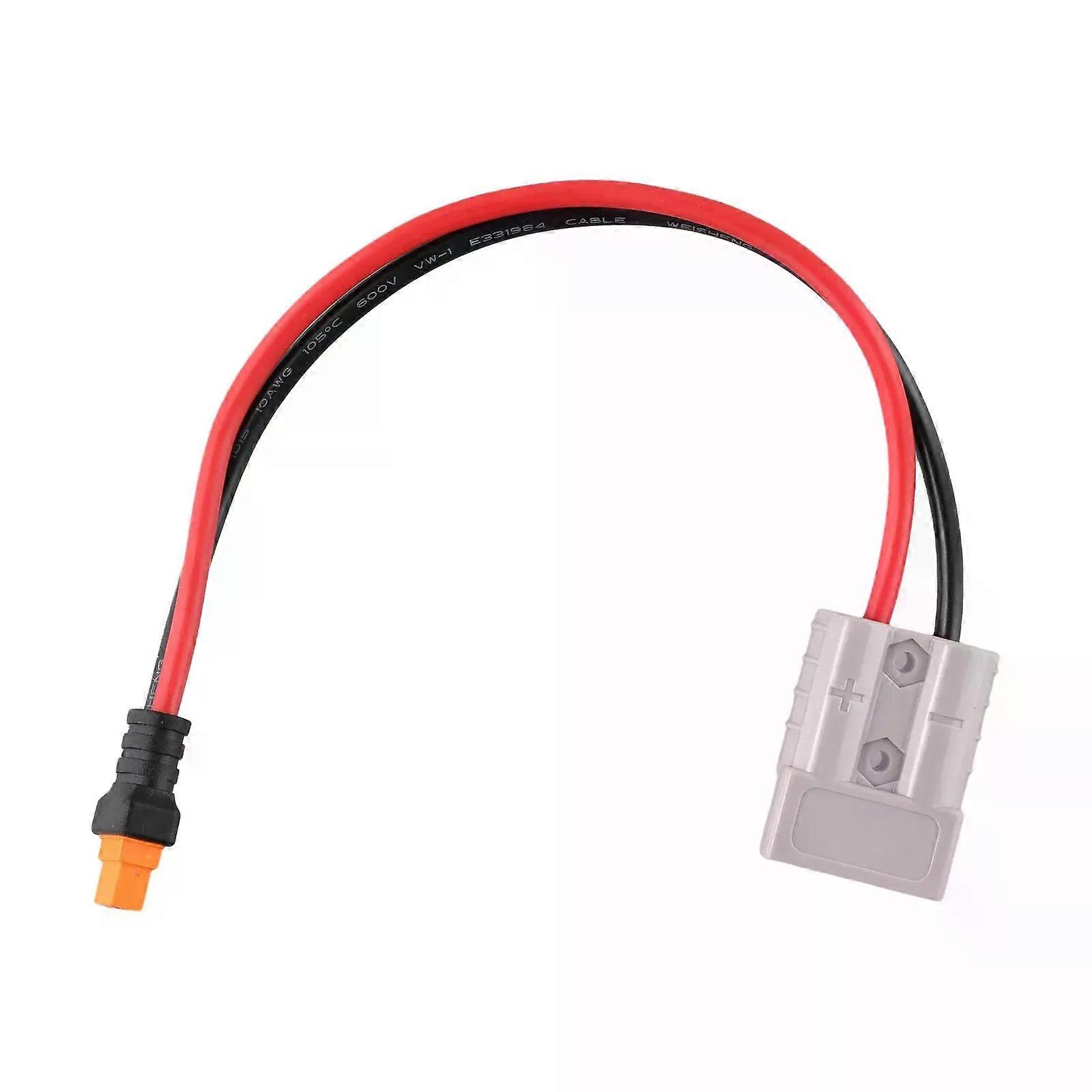 1 X 50A 10AWG Adapter Cable For Andersons To XT60i Connector Portable Powers Station Adapter Cable Tool Accessorie Adapter Cable