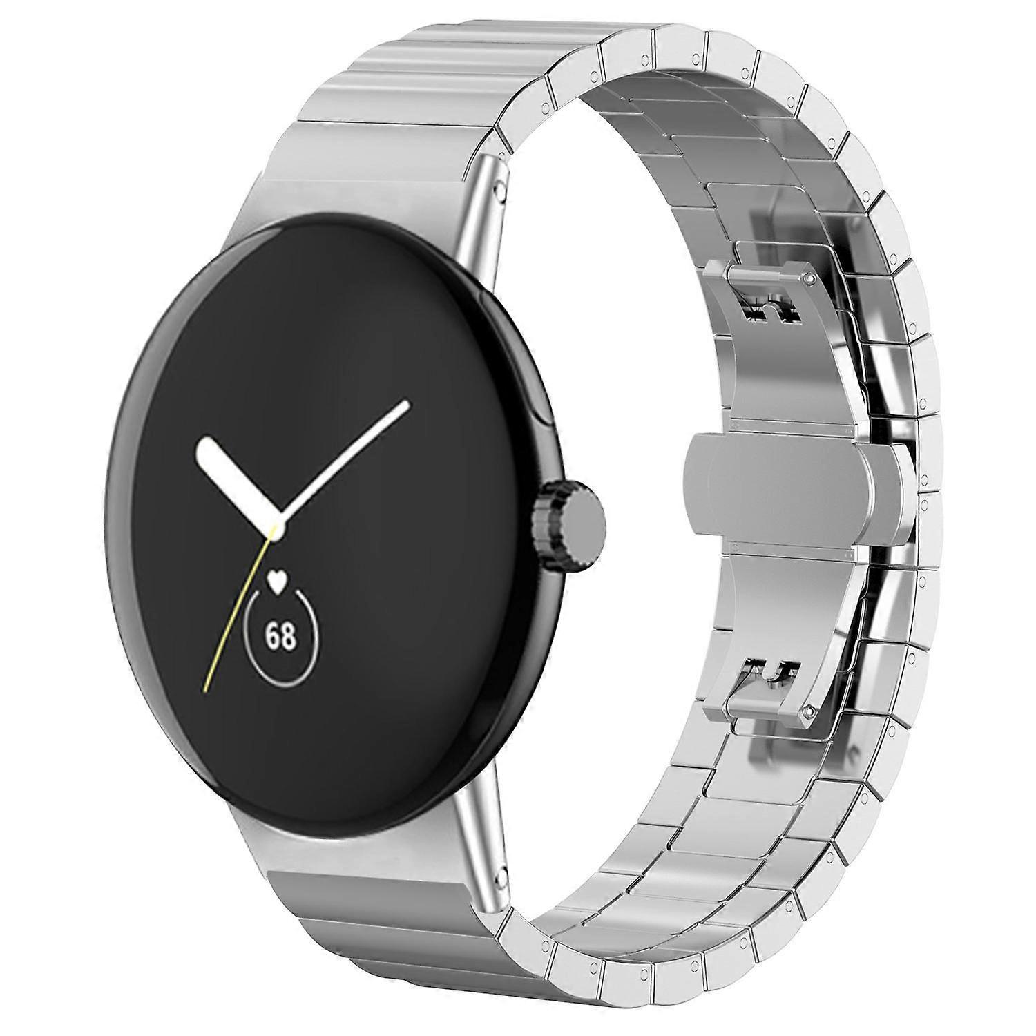 xDfind Uhrenarmband aus massivem Bambus mit einer Perle