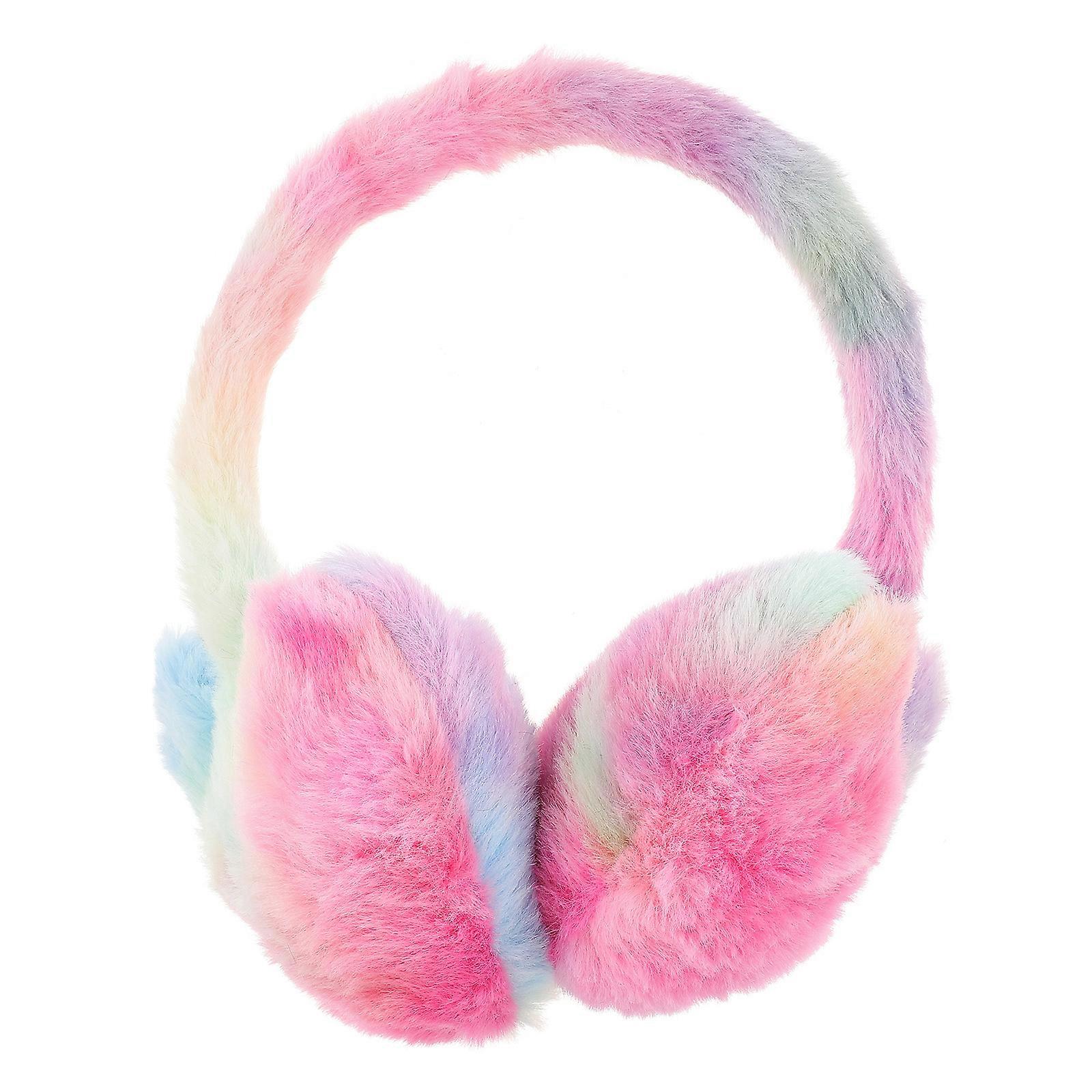 Noise Reduction Winter Ear Thickened Warm Plush Earmuff For Ladies 1Set