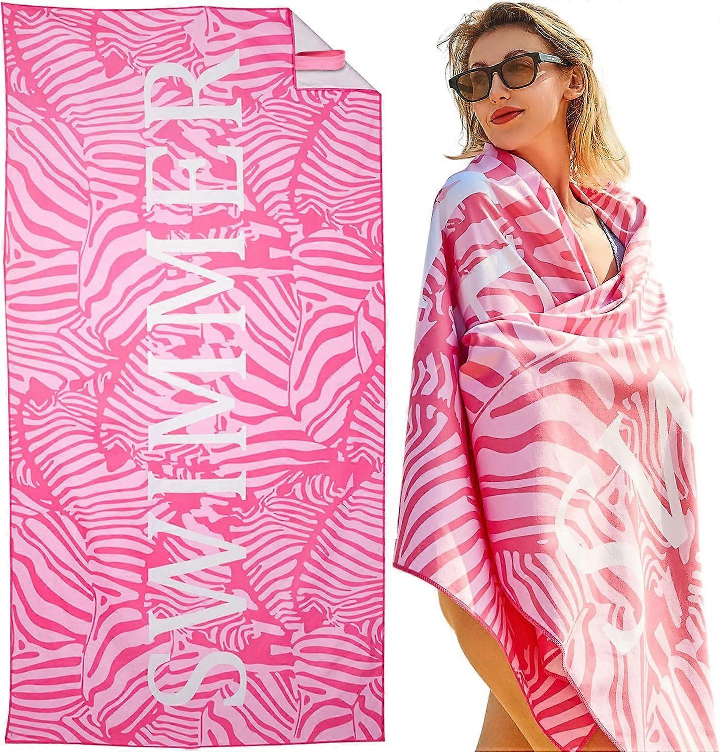 Microfiber towel, sand-proof beach towel, quick-drying