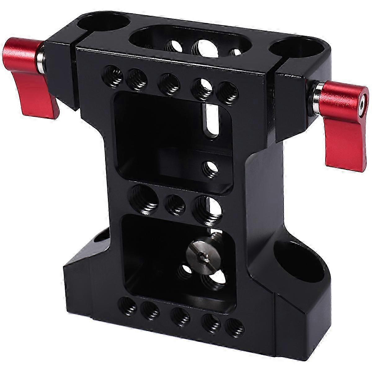 Multifunction Camera Base Plate With Rod Rail Clamp For Dslr Camera