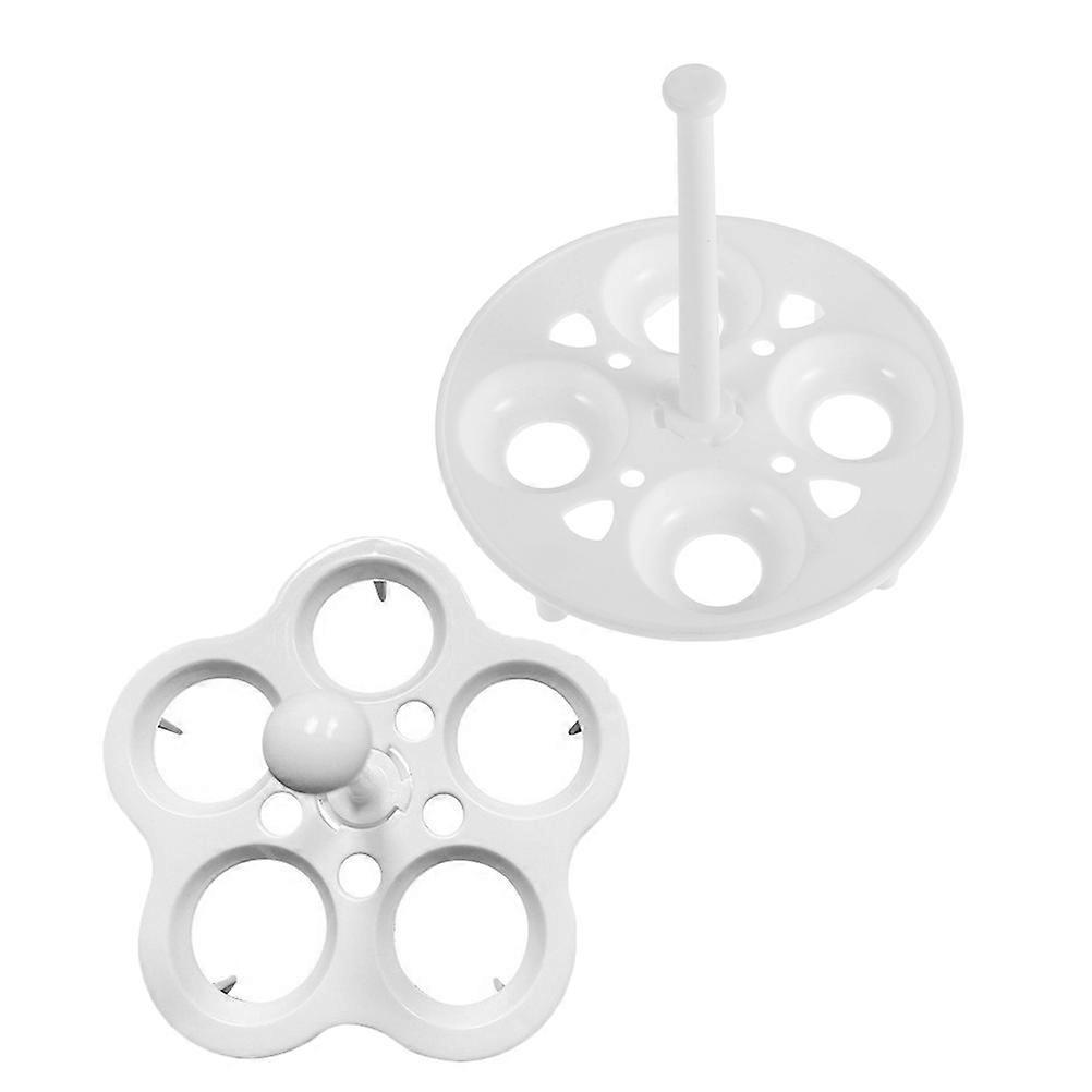 Multi-Holes Egg Racks Reusable Steamer Rack Even Heat Distribution Home Users 4.3×4.3×3.3in 4Pcs