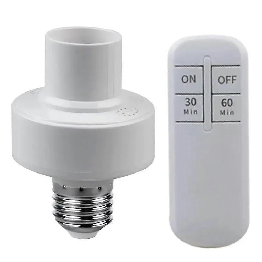 Long Range WiFi Remote Control E27 Lamp Holder With Timer Switch 110V For LED Bulbs Smart Home Compatible