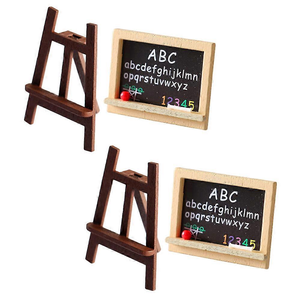 Tabletop Easel Stand Miniature Easel Model Collectors Simulated Mini Furniture 5.6x4cm Sketching Support 1Set