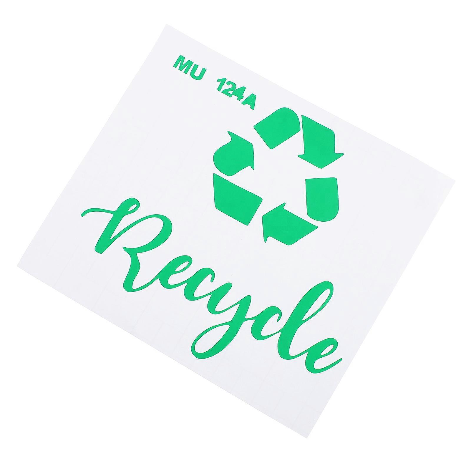 1pc Garbage Classification Stickers for Trash Recycling Garbage Can