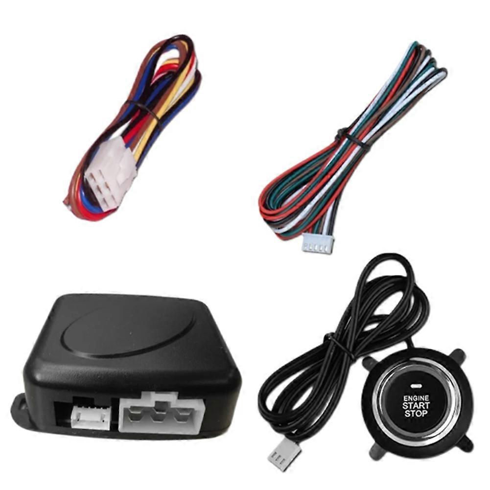 12V Car One Key Start System Automatic Ignition Engine Ignition System Remote Control Push Button Start System Car Part