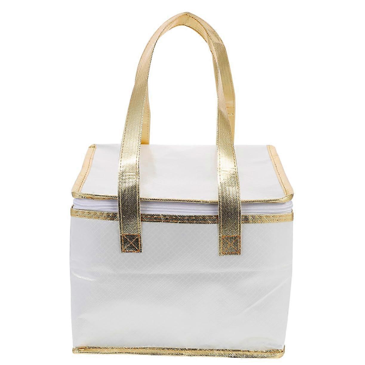 Isolated Food Transport Bag Reusable Handbag for Pizza, Cakes, and More - Optimal Freshness, Insulated, Durable Material