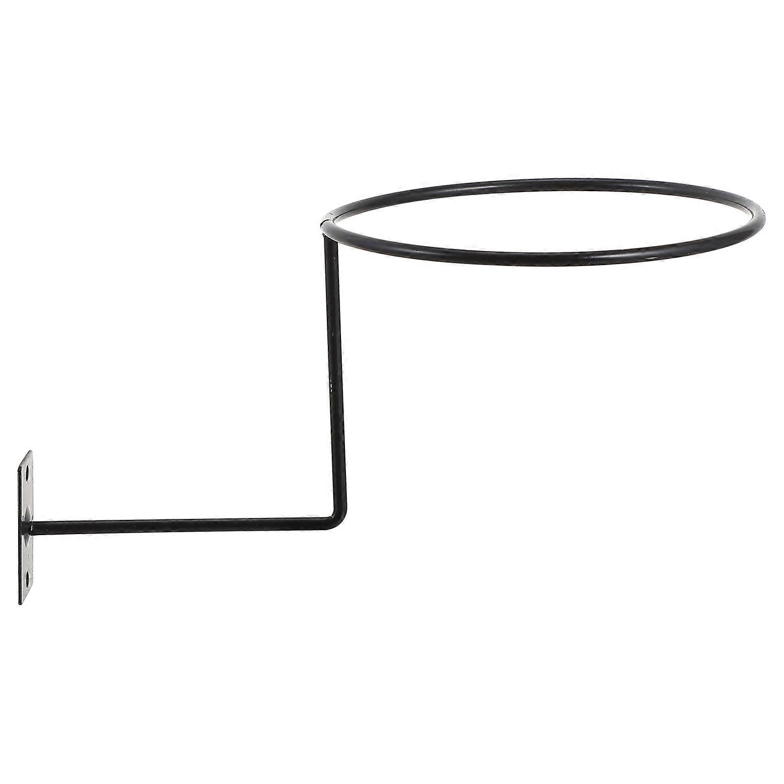 Wall Ball Rack Iron Display Stand For Basketballs Soccer Balls Practical Durable With Screws 1Set