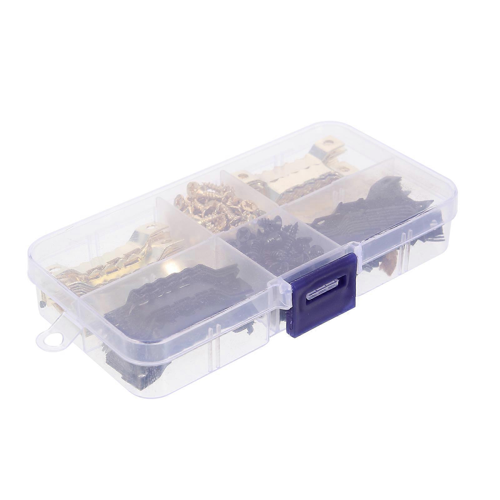 Picture Frame Sawtooth Hanger Assorted Color Design Ideal For Office Use 4.5X0.8cm Easy Installation 1 Set