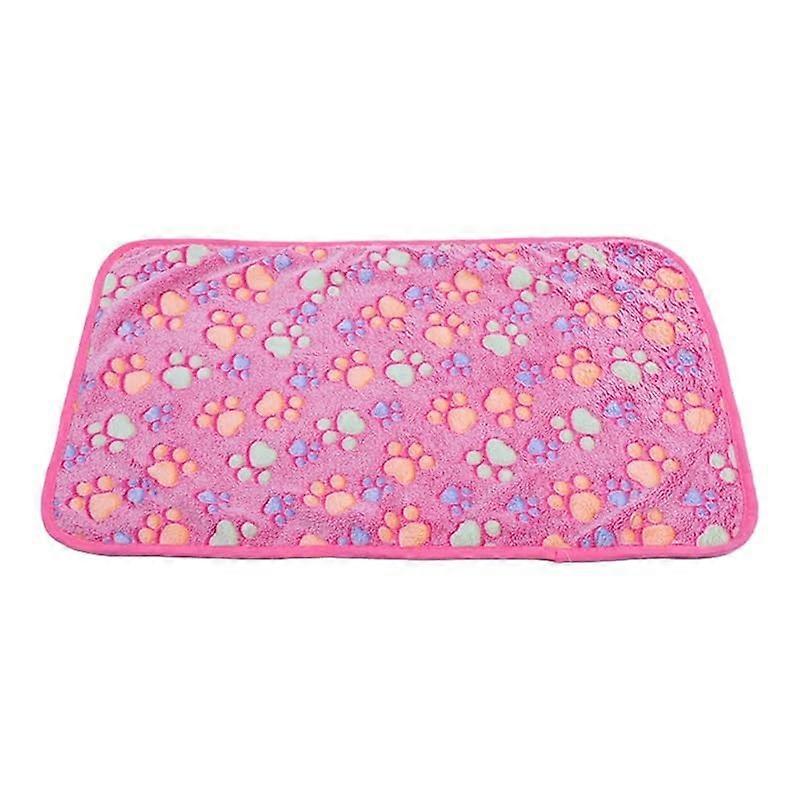 Cozy Dog Blanket: Washable Pet Blanket for Medium Dogs and Cats, Soft, Lint-Free, Pink 60x40cm