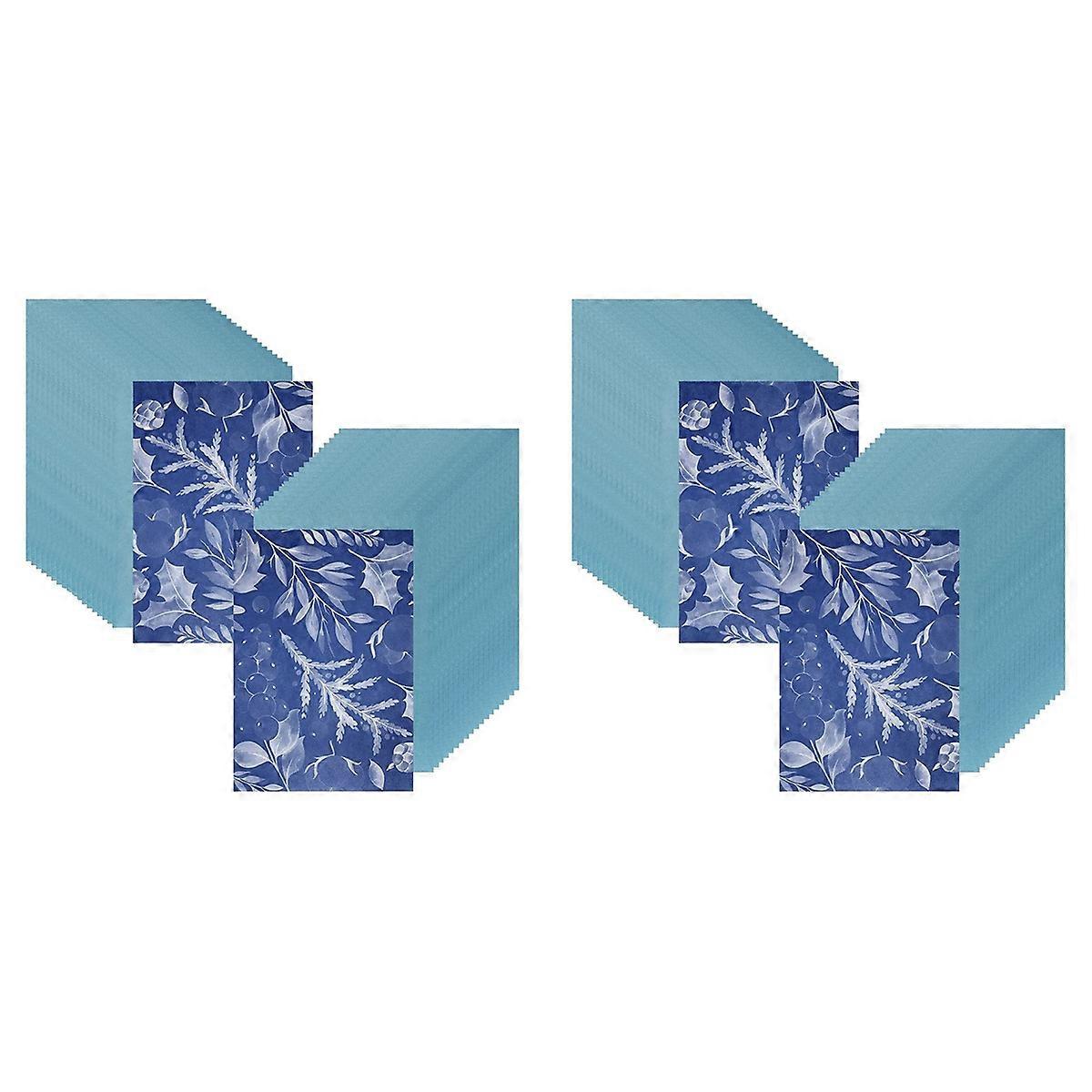100 Sheets Paper Kit White Blues Sensitivity Sun Paper DIY Sun Printing Paper(A4/8.27x11.69 Inches)