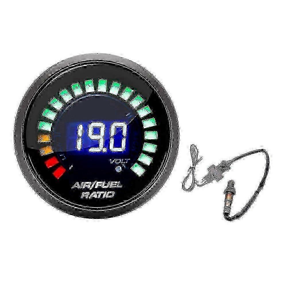52mm Air Fuel Ratio Gauge With Narrowband O2 Oxygen Sensor - Led Digital Display hwy