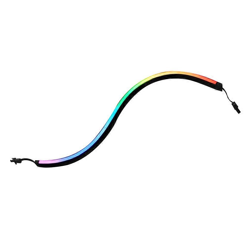 Computer Chassis Light ARGB Design Flat Shape Lighting Effects For Diy Builders 600Mm Adapter 1 Set