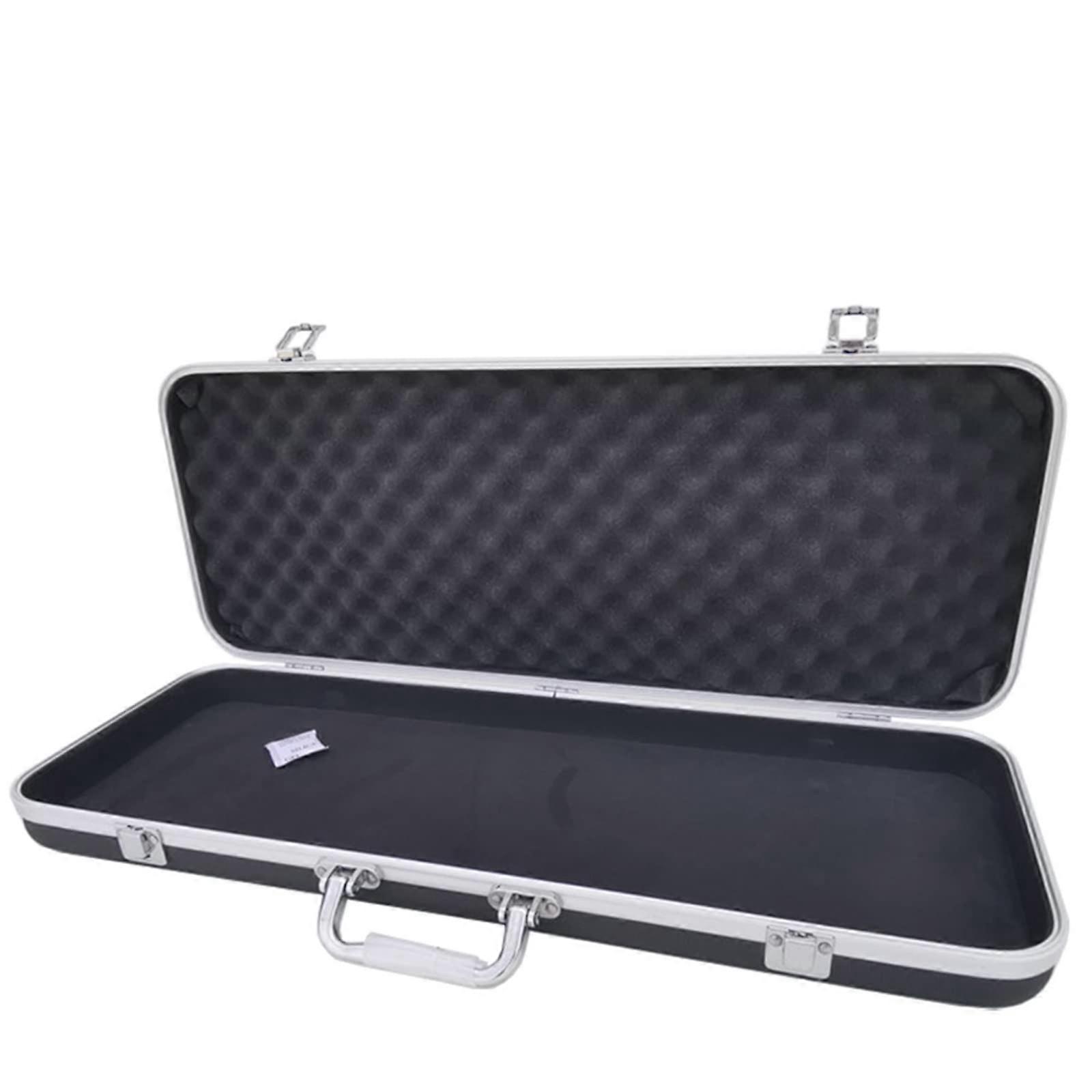 Portable aluminum tool case with shockresistant foam lining and secure tool storage, Aoy ToolBox case.