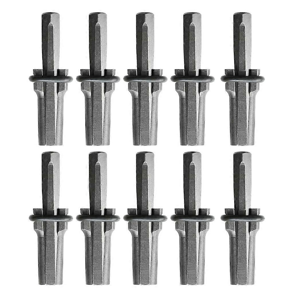 Stone Splitter Wedges 10-Piece Set, 5/8-Inch Wedges and Discs for Concrete, Marble, Stone Splitting