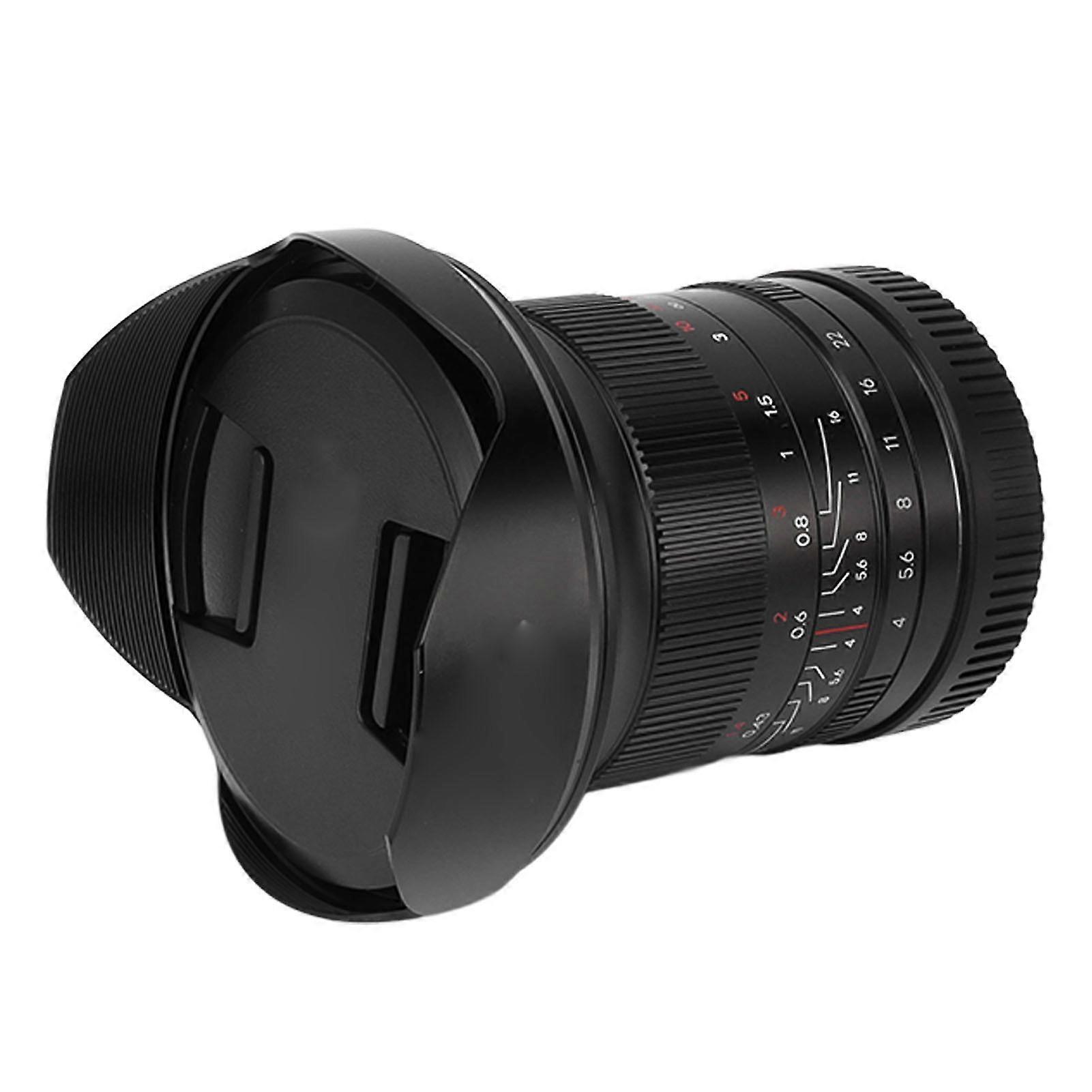 7artisans Full Frame Lens 15mm F4.0 Aperture ASPH Full Frame Ultra Wide Manual Lens for R Mount for RED R3 R5 R6 RP