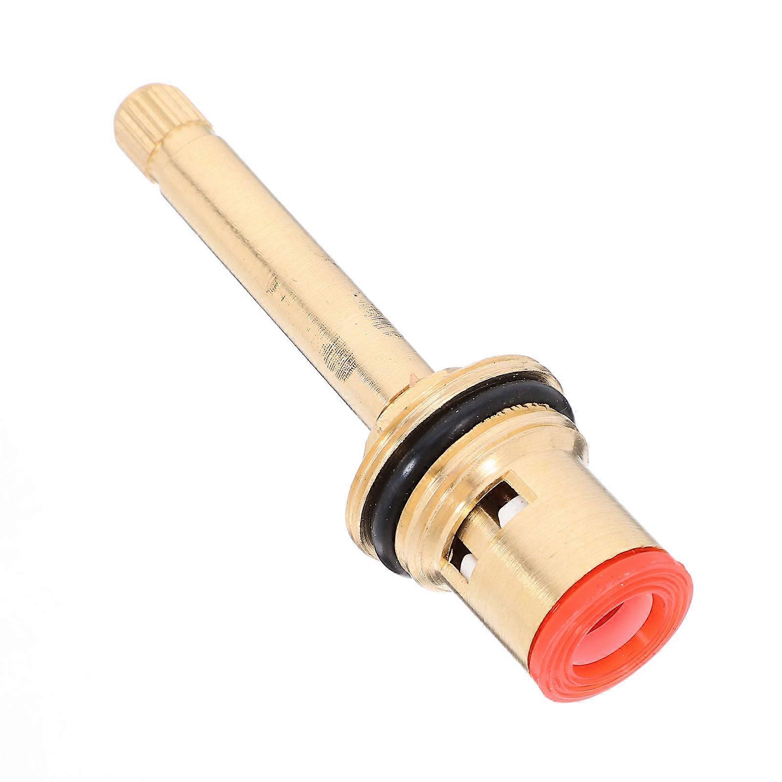 Shower Valve with Diverter Slow Opening Leak Prevention Easy Installation Copper Golden for Home Use Fits Various Faucets 1 Piece