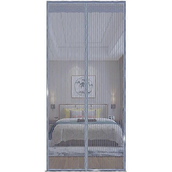 Screen Curtains Doors, Full Frame Hook & Loop Mesh Net Heavy Duty Fiberglass