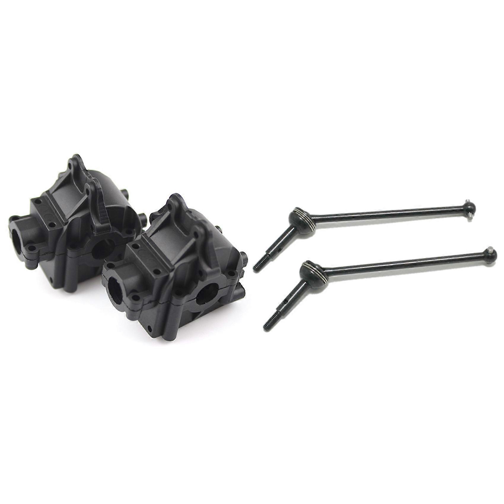2 Set RC Car Part: 1 Set 144001-1254 Wave Box & 1 Set CVD Steel Universal Drive Shaft