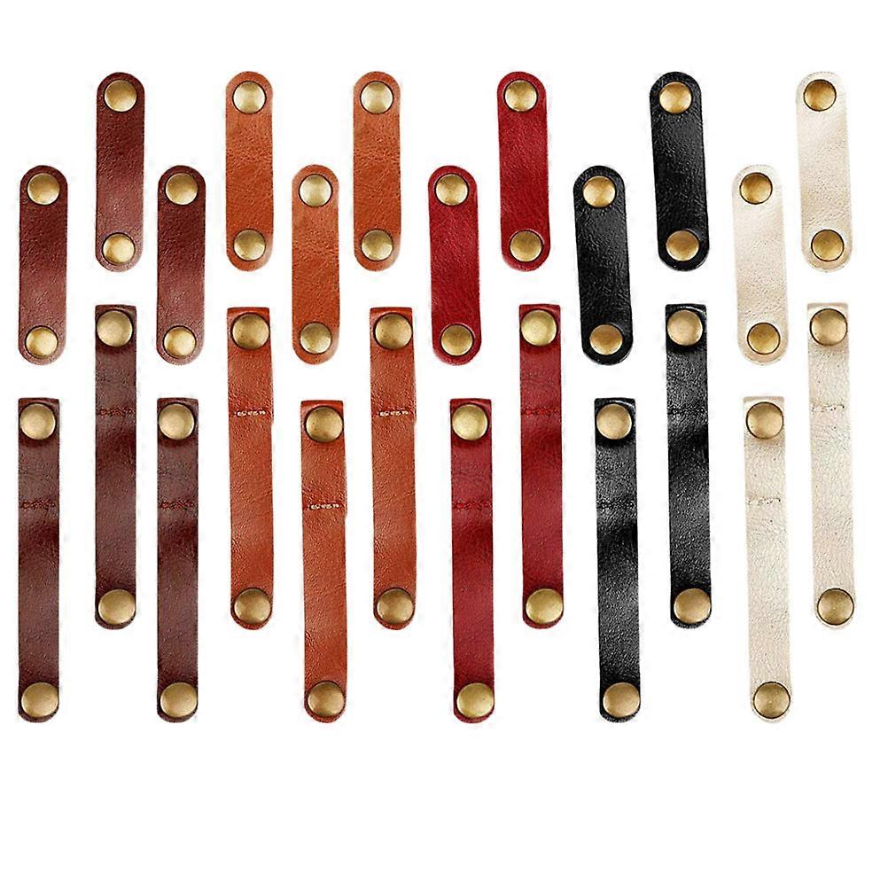 24pcs Flexible Durable Headphone Cable Clips for Earphone Cord Organizers