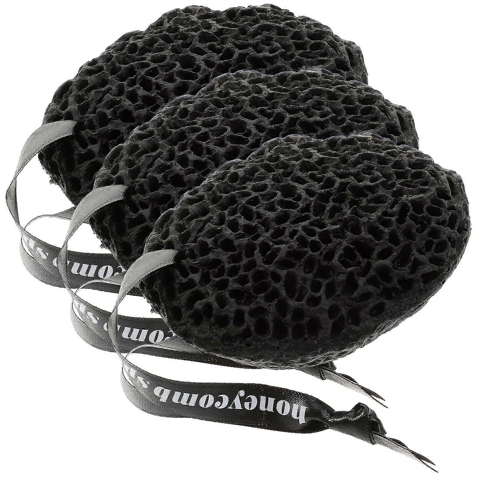 Bath Exfoliator Shower Brush for Bath Use 3Pcs Drop-Shaped Massage Sponge