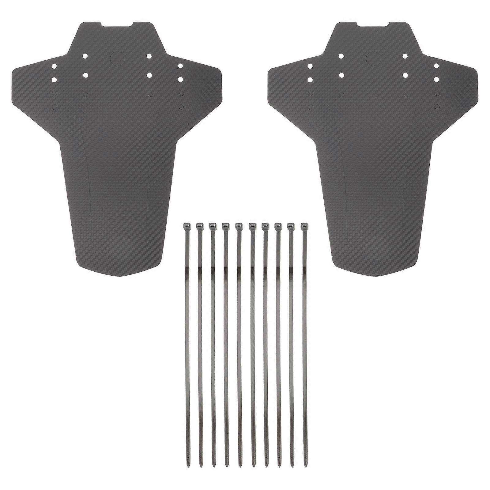 Cycling Mud Guard Practical Bike Mudguard Protection Durability 2Pcs