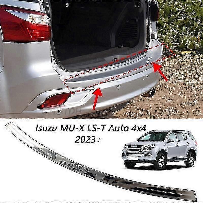 For 2023-2024 Isuzu Mu-x Mux Ls-t Cars Accessories Bumper Scuff Plate Protector Trim