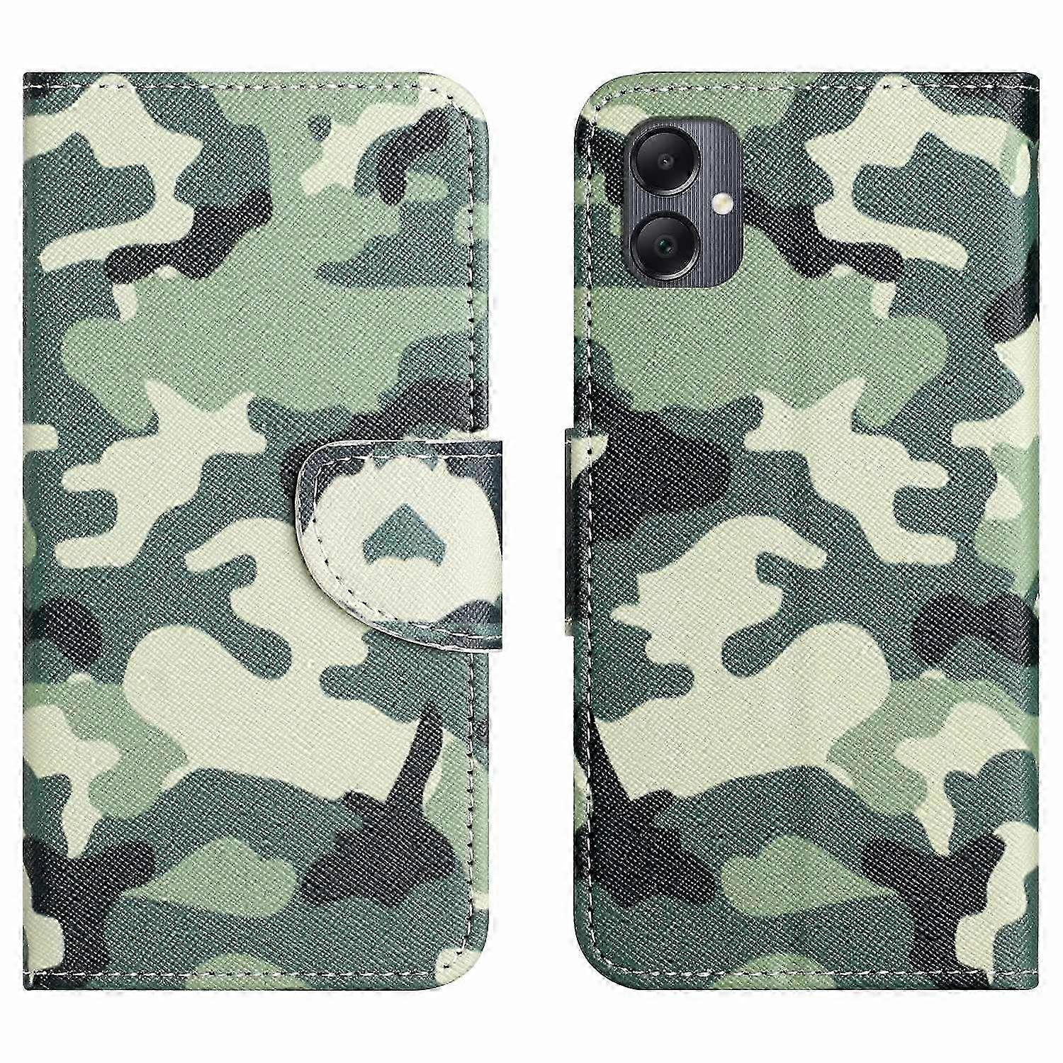 Case for a Popular Brand Galaxy A06 4G A06 5G with Pattern Printing Cross Texture Leather Phone Cover - Sparkling Design