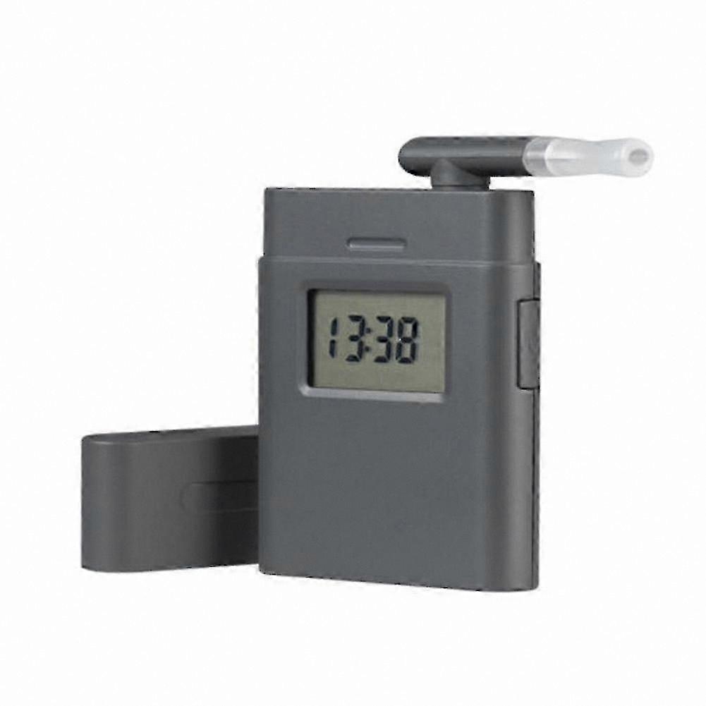 Portable LCD Digital Backlight Breath Analyzer Alcohol Tester with 5 Mouthpieces