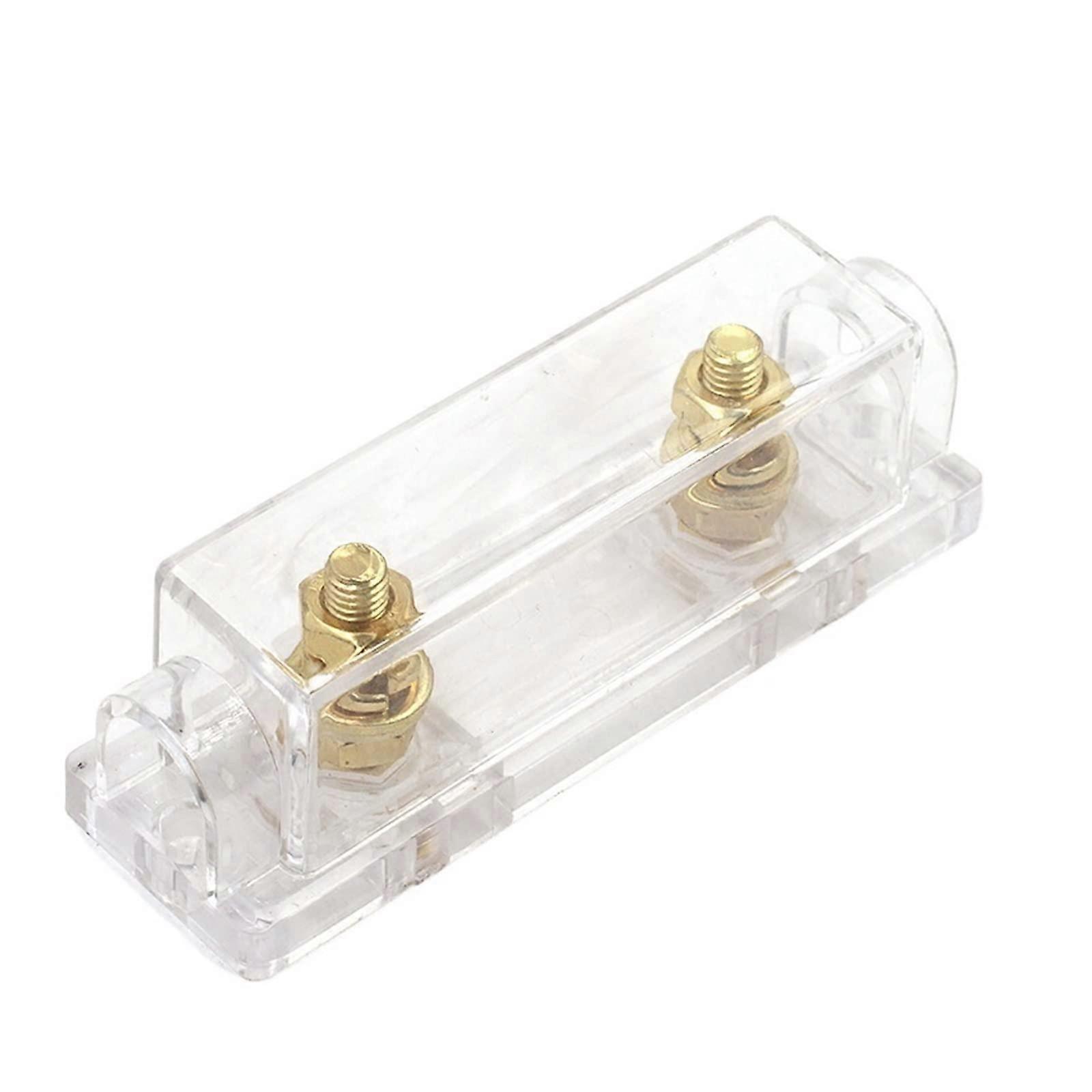 ANL fuse holder Bolton fuse Automotive fuse holder 40A500A (Transparent)