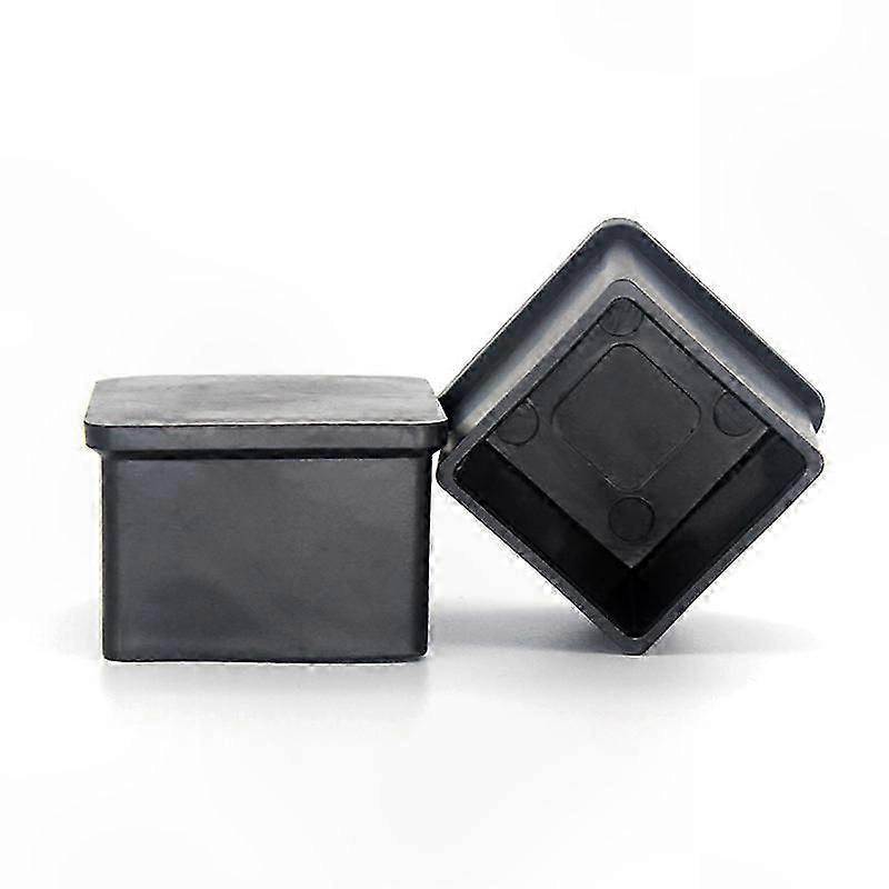 30mm Square End Caps for Furniture Legs - Suitable for Chairs and Tables - Durable Rubber Material