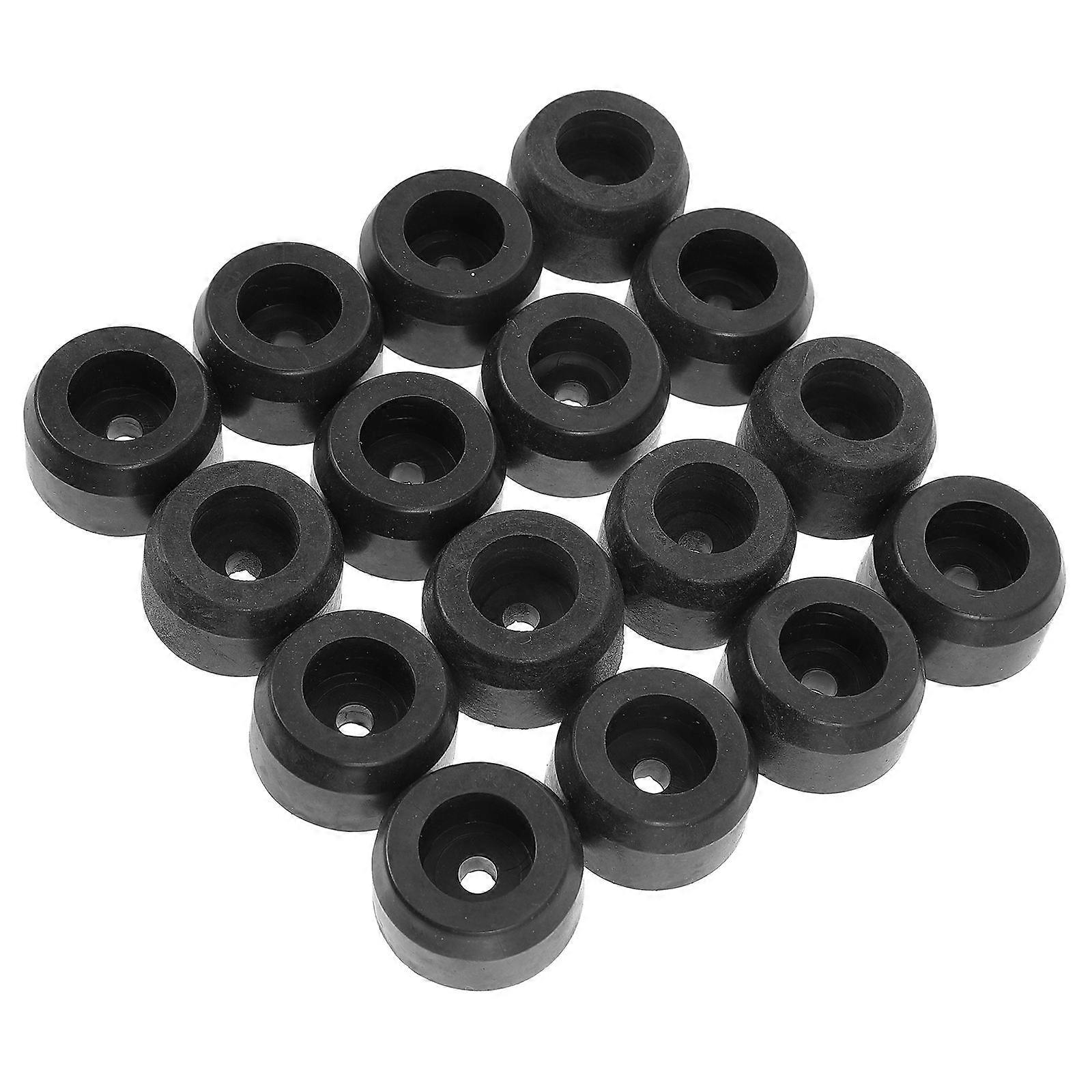 16Pcs Rubber Feet Pads for Furniture Table Amplifier Speaker Cabinet Legs