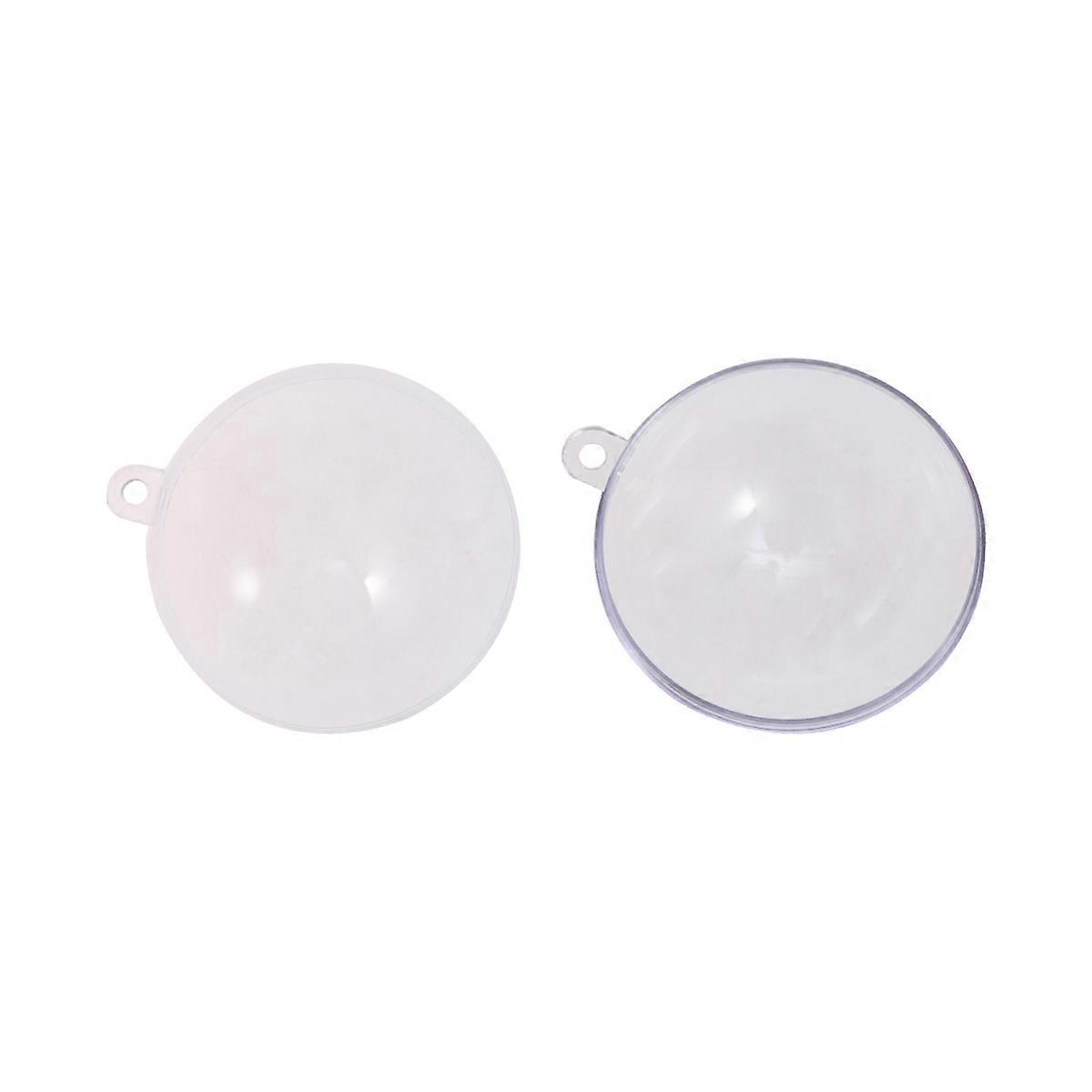 クリアDIYオーナメントラージ20ピースクリスマスボール中空デザインホリデーシーズンの木や壁の装飾に最適6cm