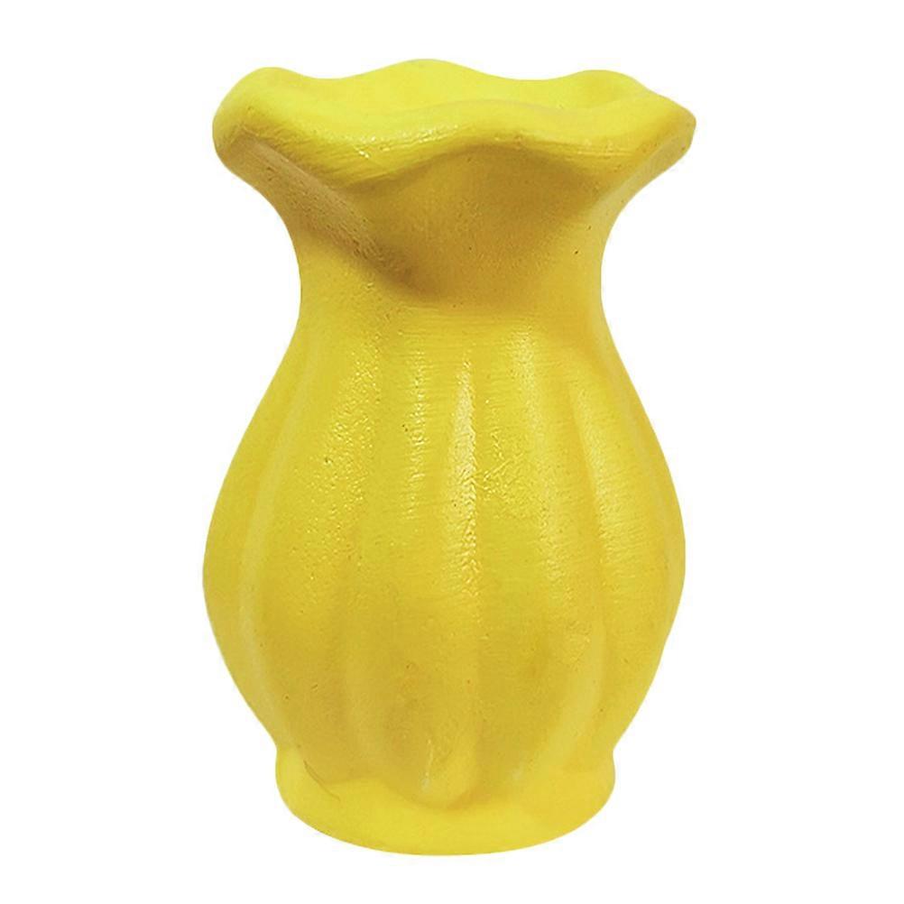 Compact Ceramic Mini Vase for Dollhouse Decor – Smooth Mini Flowerpot Ornament, Safe Material for DIY Miniature Scenes & Photography Props