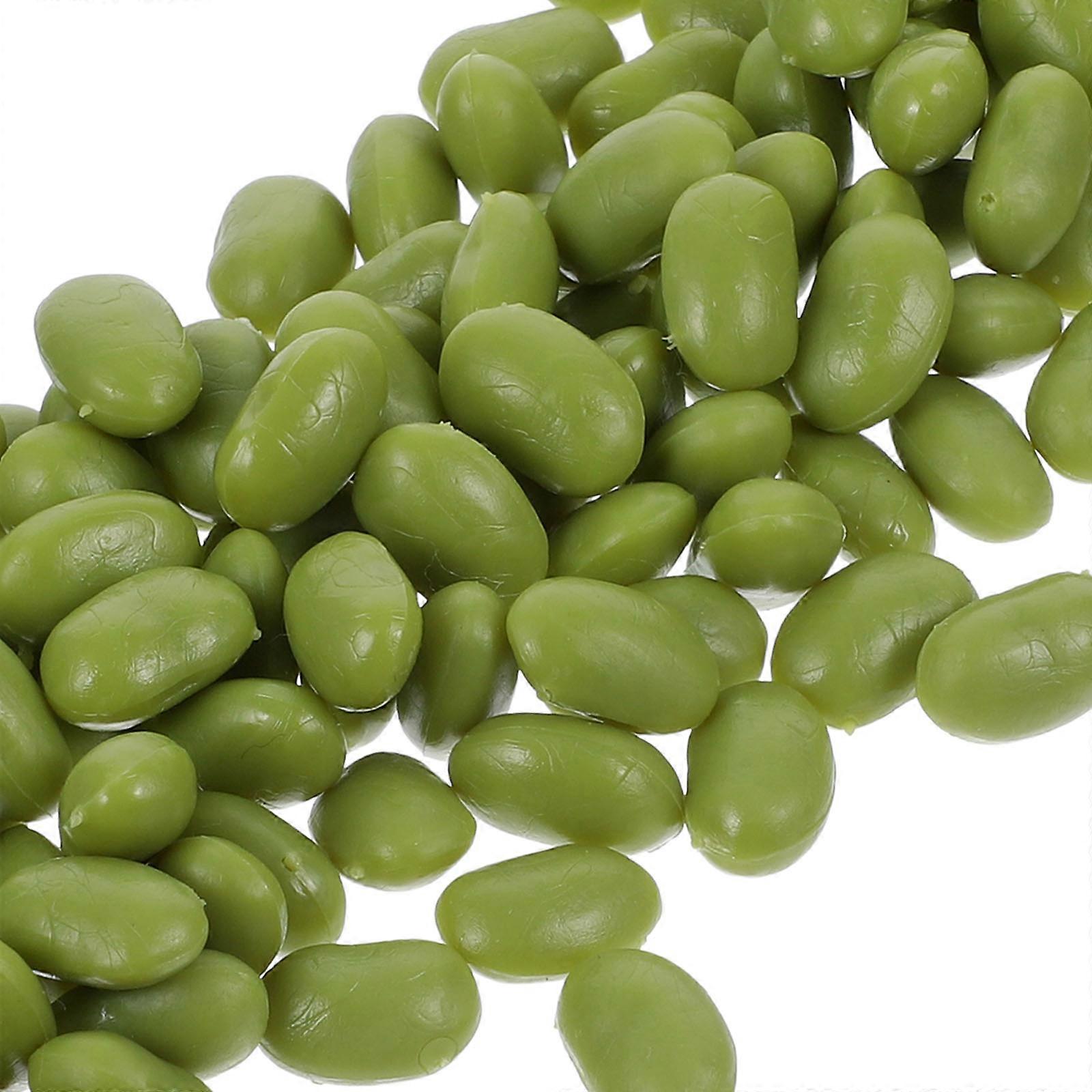1 Pack Artificial Bean Model Lifelike Simulation Fake Vegetable Decoration