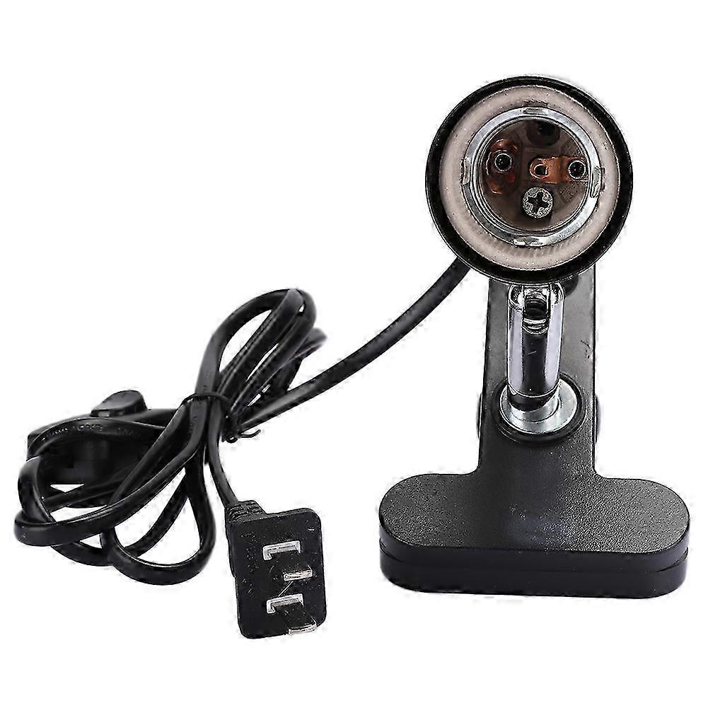 2025 360 Degree Rotation Short Tube Reptile Light Support Heating Lamp Bracket Stand CN220V