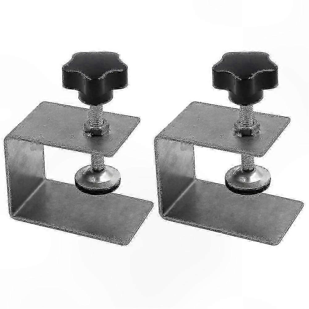 2-Pack Drawer Front Clamps for Woodworking Projects Smooth Installation Jig Tool Accessories Hardware Helper Clamping Devices