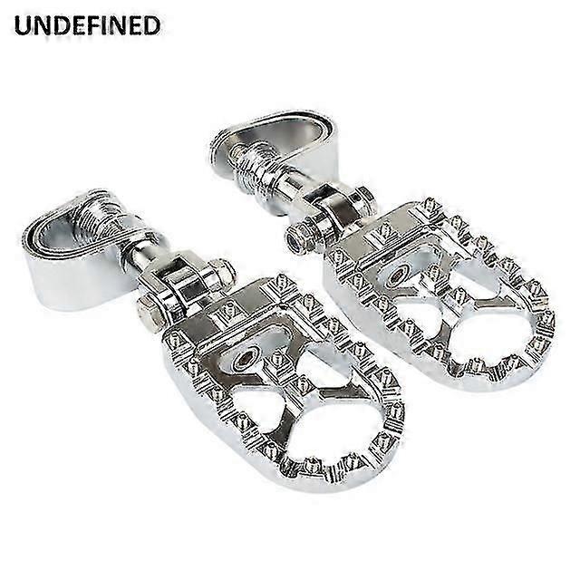 25mm32mm Motorcycle Highway Pegs Crash Bar Clamp Mount Engine Guard Foot Pegs Footrest For Harley Sportster Softail Chopper