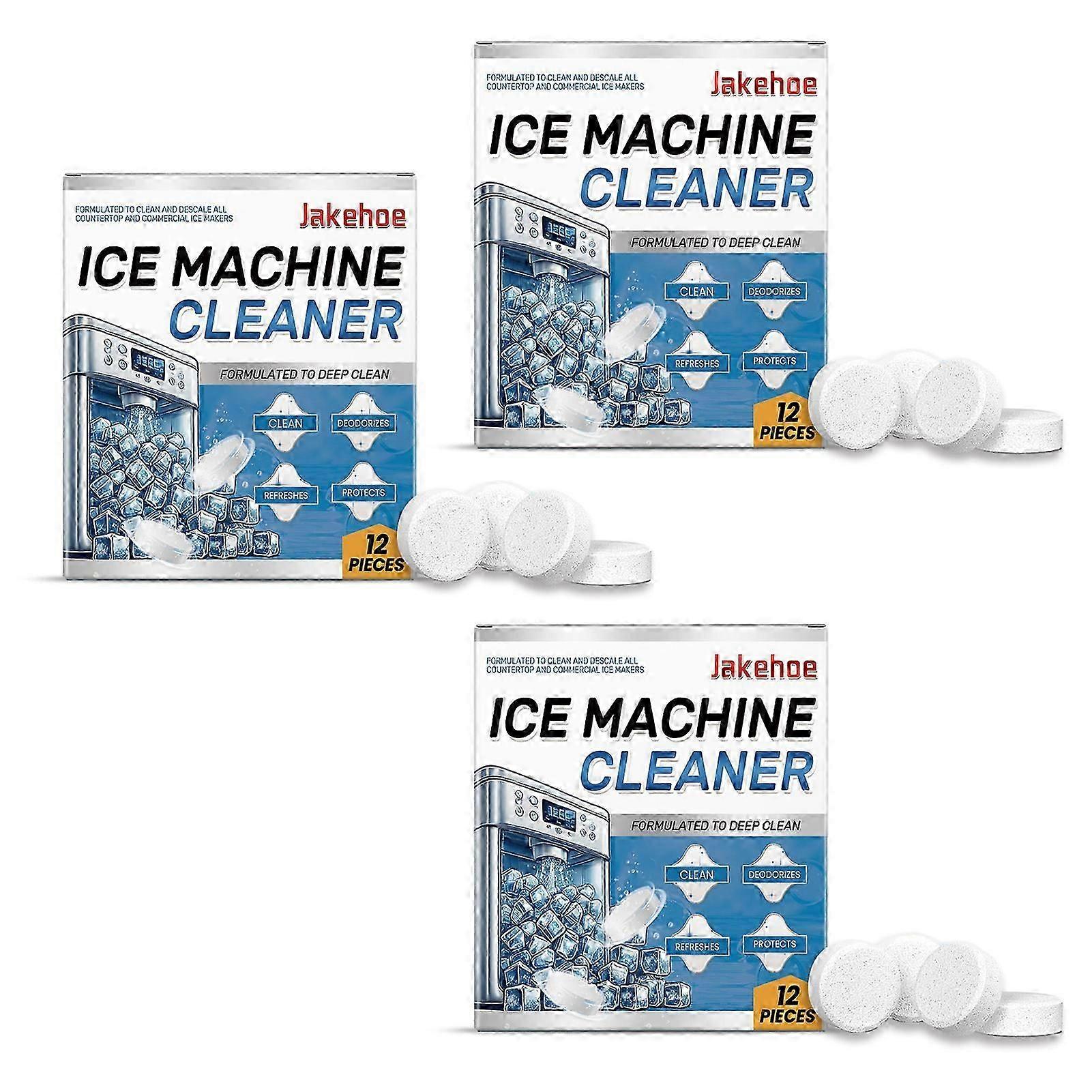 All-Purpose Cleaners for Ice Machines Multifunctional Ice Maker Descaling Tablets for Nugget Ice Makers