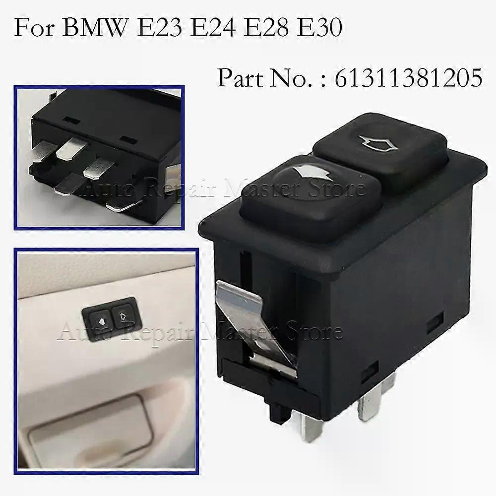 New 1/4Pcs 61311381205 Electric Power Window Switch Button Car 61 31 1 381 205 For BMW E23 E24 E28 E30 L6 M5