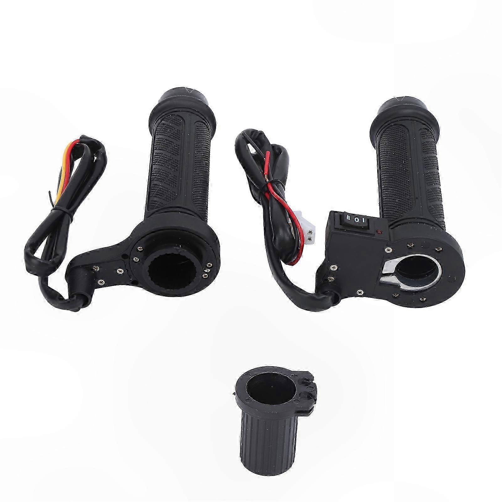 Adjustable Heated Grips for 7/8" Handlebars, 2pcs 12V Warmers for Winter Riding