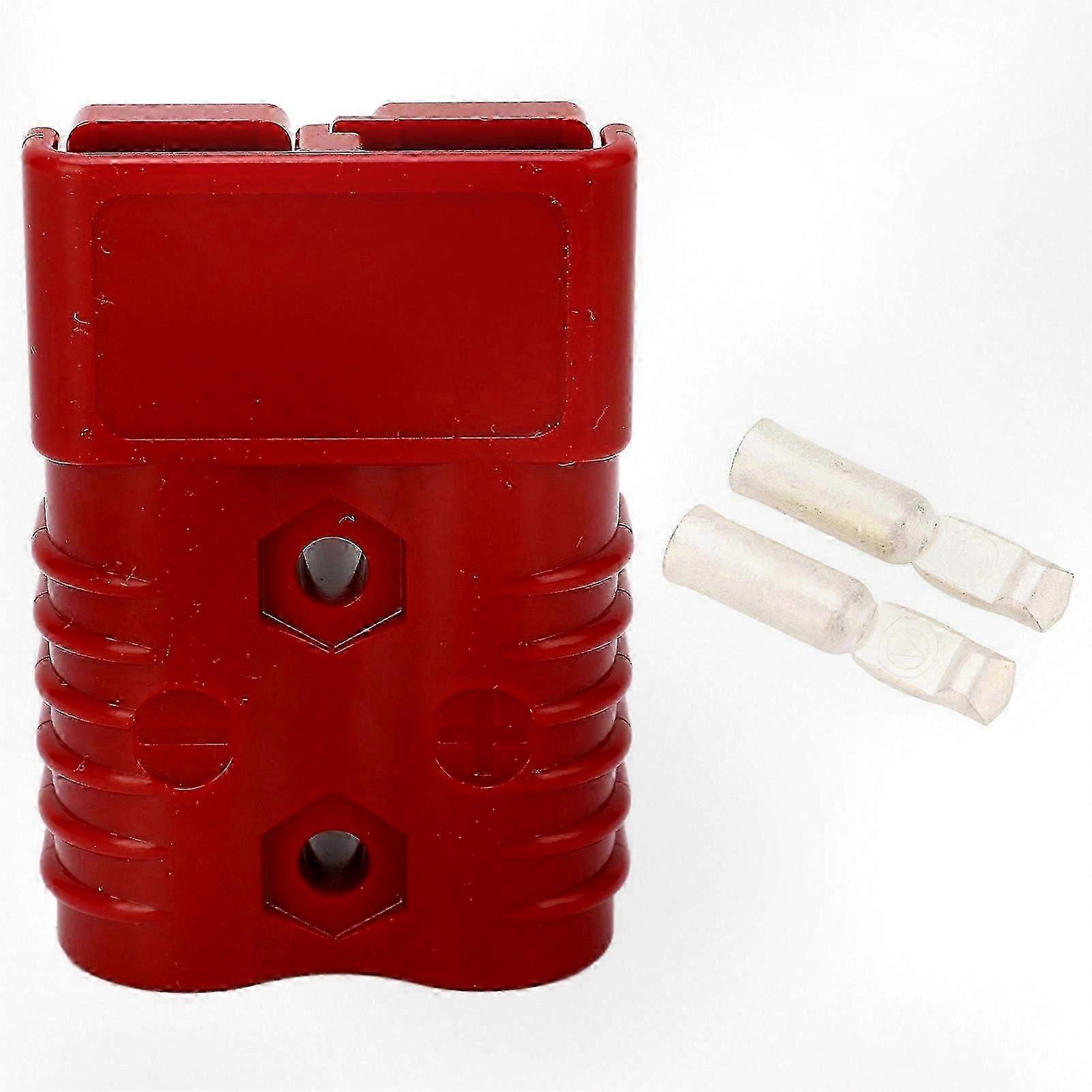 Battery Disconnect and Connect Plug Terminal SB175A Battery Cable Quick Connector Compatible with Forklifts and Boats in Red Color
