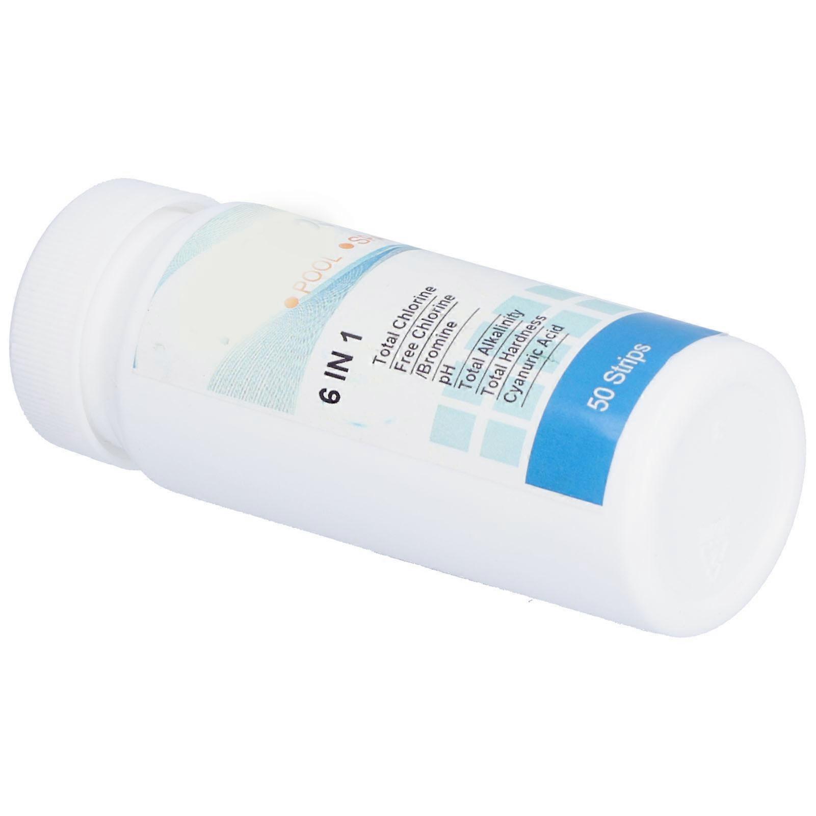 Pool Test Strips 50 Pieces Quick Water Quality Test Paper Kit