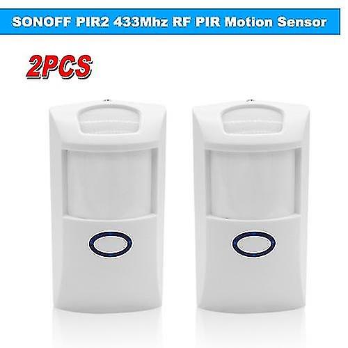 2pcs Sonoff Pir2 Wireless Dual Infrared Detector 433mhz Rf Pir Motion Sensor Smart Home Automation S