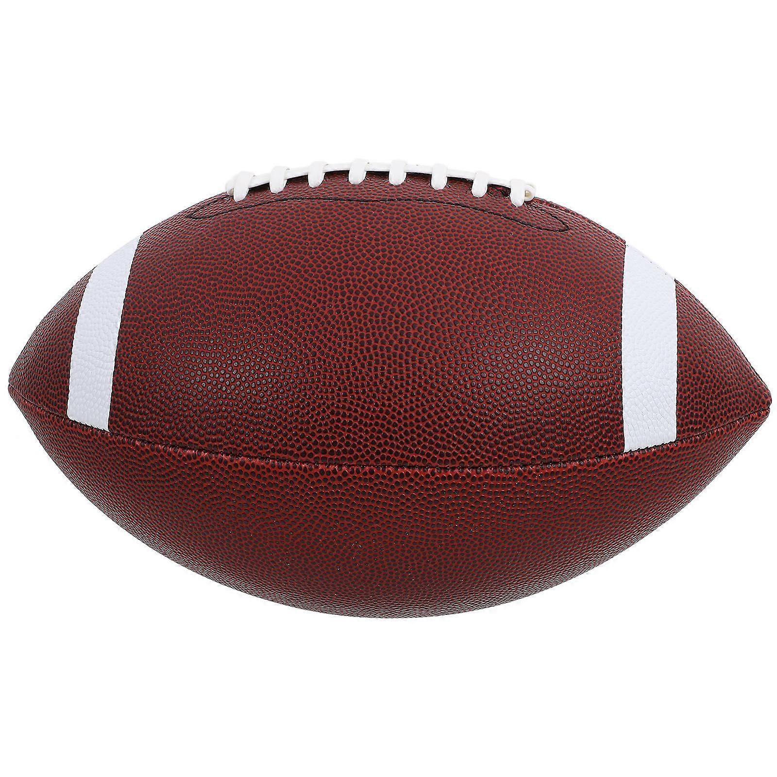 Durable American Football for Training and Adverse Weather Play Featuring Textured Grip in Coffee Color 1Pcs