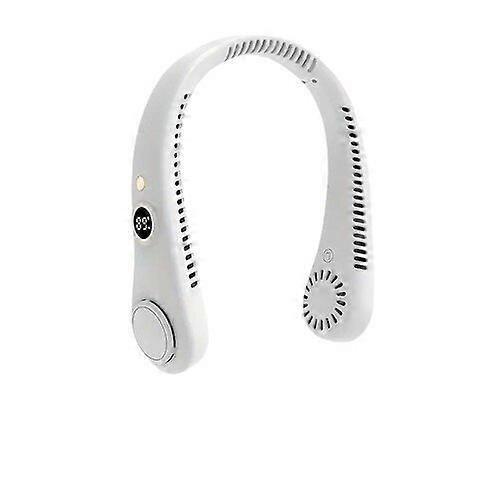 Smart neck fan, neck-worn design, five-speed wind adjustment