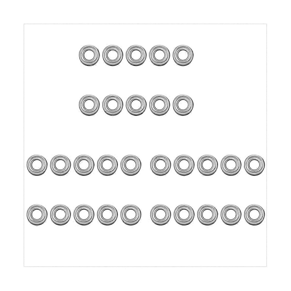 30PCS MF84ZZ LF840ZZ Shielded Flanged 4 x 8 x 3MM Model Ball Flange Bearing