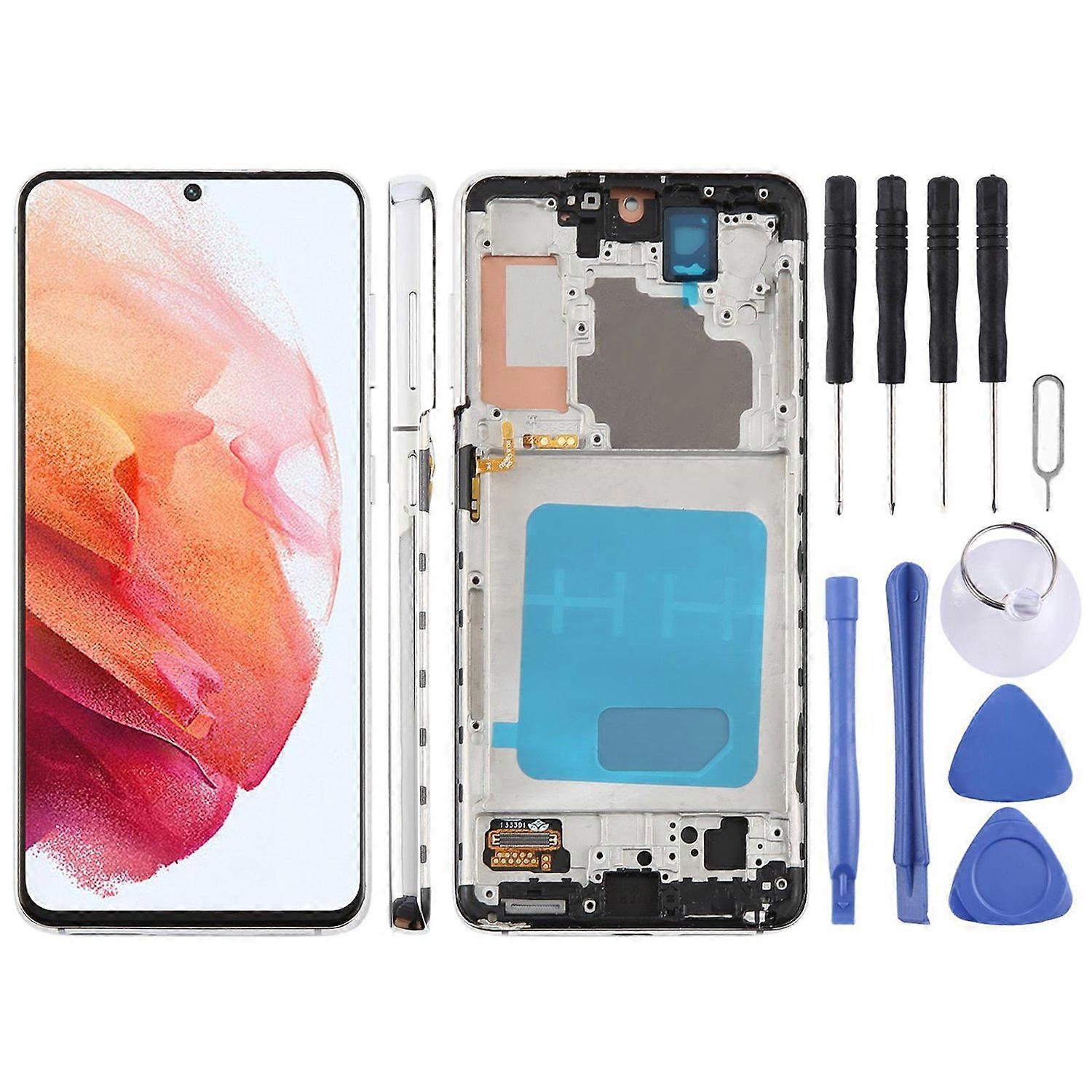 For Galaxy S21 5G SM-G991B 6.12 inch TFT LCD with Frame