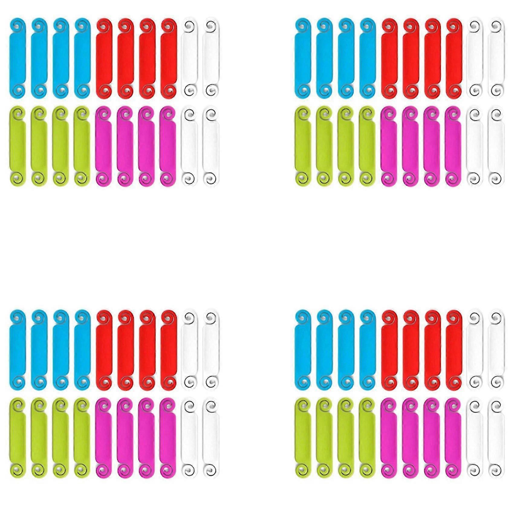 20 Pcs Καλώδιο Ετικέτες Διαχείριση Καλωδίων Πολύχρωμες Ετικέτες Καλωδίων